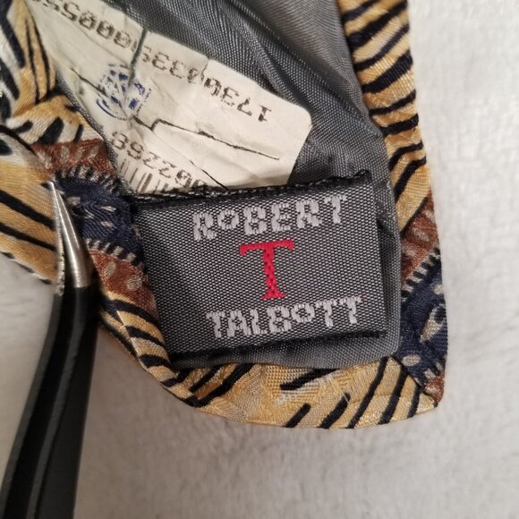 Robert Talbott Studio Nordstrom Tie Hand Sewn Finest Silk Made USA 4 by 60.5 - Picture 9 of 11